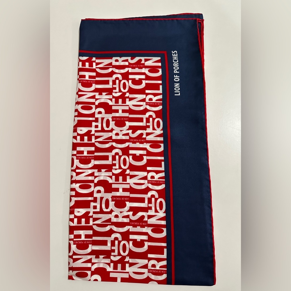 Lion of Porches 100% Silk Large Square scarf